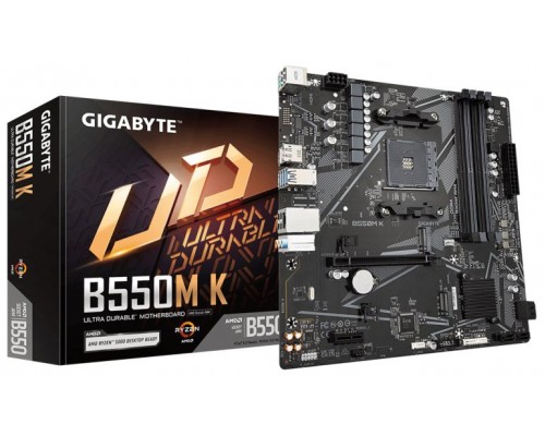 PLACA BASE GIGABYTE B550M K AM4 MATX 4XDDR4